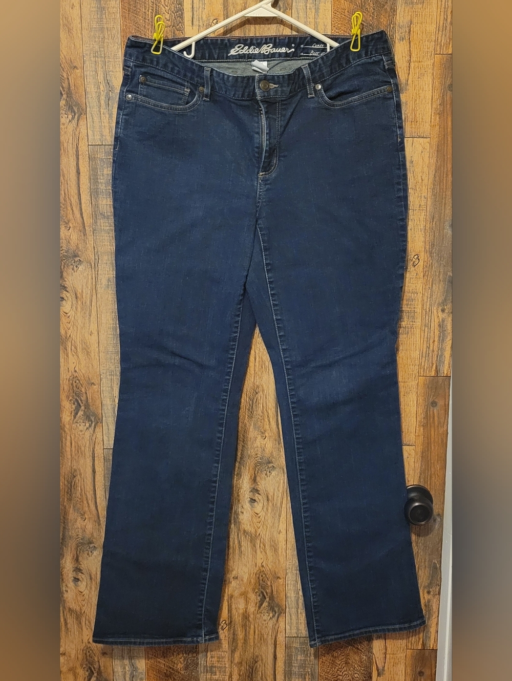 Eddie Bauer Dark Indigo Bootcut Jeans